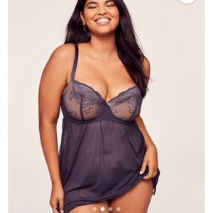 Adore me Ella contour plus purple 1x 40b